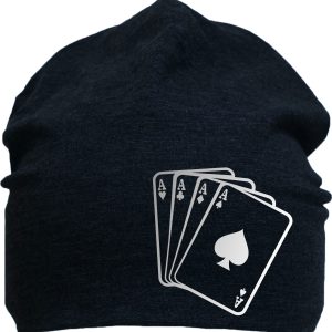 Pipo heijastinpainatuksella - 4 ässää