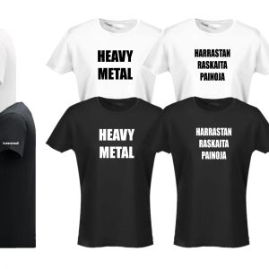 Kunnonsali - naisten t-paita tekstillä