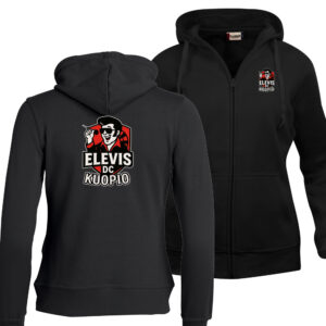 Elevis DC - naisten vetoketjuhuppari