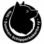 Pyöreä logo, musta